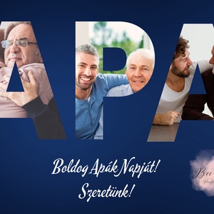 Apák napja képmotázs, falikép - Meska.hu