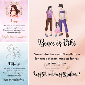 Keresztszülő felkérő kártya - játék & sport - keresztelőajándékok - Meska.hu