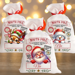 Egyedi mikulás zsákok - karácsony - mikulás - mikulás zsák - Meska.hu