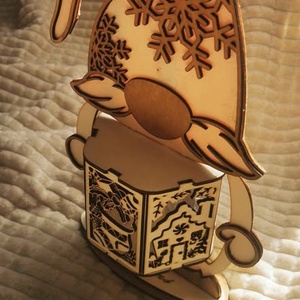 Fénymanó - lézervágott lámpás - Meska.hu