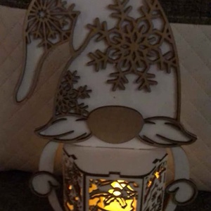 Fénymanó - lézervágott lámpás - kellékek & szerszámok - hobby fa alapanyag - egyéb fatermék - Meska.hu