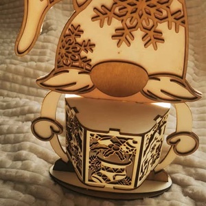 Fénymanó - lézervágott lámpás - kellékek & szerszámok - hobby fa alapanyag - egyéb fatermék - Meska.hu