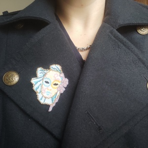 Karnevál kitűző - ékszer - kitűző és bross - Meska.hu