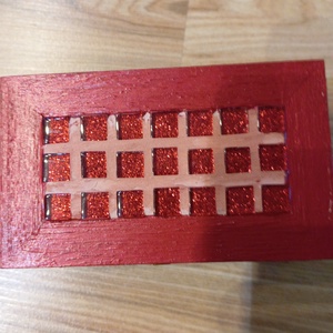 rubint ékszertartó doboz - ékszer - ékszertartó - ékszerdoboz - Meska.hu