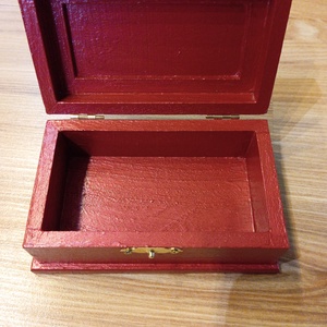 rubint ékszertartó doboz - ékszer - ékszertartó - ékszerdoboz - Meska.hu