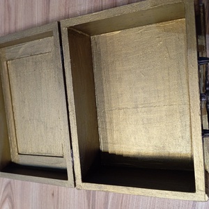 antik arany ékszertartó doboz - ékszer - ékszertartó - ékszerdoboz - Meska.hu