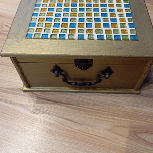 antik arany ékszertartó doboz - Meska.hu