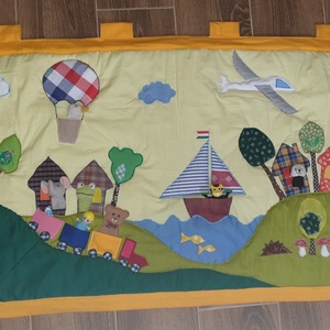 Boribonos Interaktív mese kész falvédő  - otthon & életmód - babaszoba, gyerekszoba - falvédő gyerekszobába - Meska.hu