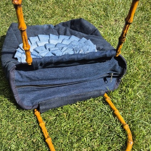 Farmer fodros táska - táska & tok - kézitáska & válltáska - vállon átvethető táska - Meska.hu