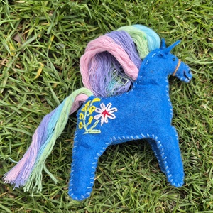 Húsvéti unikornis ló - játék & sport - plüssállat & játékfigura - ló - Meska.hu