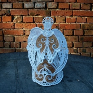 Angyal csúcsdísz - RENDELHETŐ - Meska.hu