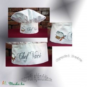 Szakácssapka személyre szabva - RENDELHETŐ - Meska.hu