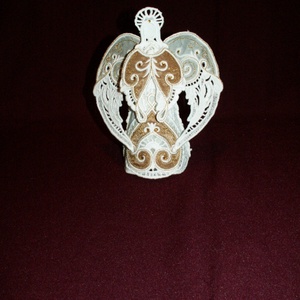 Angyal csúcsdísz - Toldi1975 megrendelésére - Meska.hu