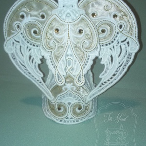 Angyal csúcsdísz - RENDELHETŐ - Meska.hu