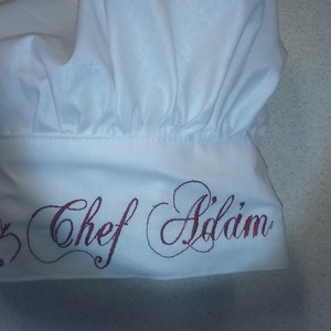 Szakácssapka személyre szabva - RENDELHETŐ - Meska.hu