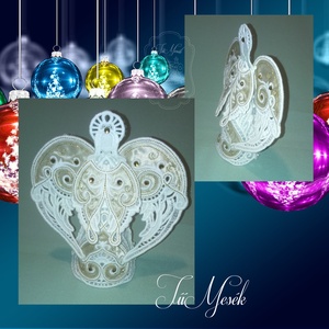 Angyal csúcsdísz - RENDELHETŐ - Meska.hu