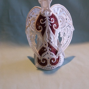 Angyal csúcsdísz - RENDELHETŐ - Meska.hu