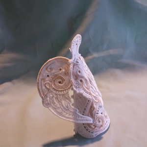 Angyal csúcsdísz - RENDELHETŐ - Meska.hu