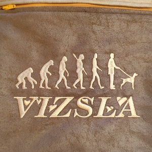 Lóti-futi táska - vizslás evolúció, Táska & Tok, Kézitáska & válltáska, Válltáska, Hímzés, Varrás, MESKA