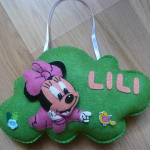 Minnie egeres névtábla - Lili (csanyijudit részére) - Meska.hu