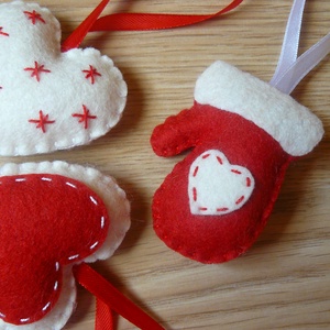 Filc karácsonyfadísz -  - Meska.hu