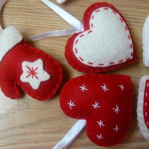 Filc karácsonyfadísz -  - Meska.hu