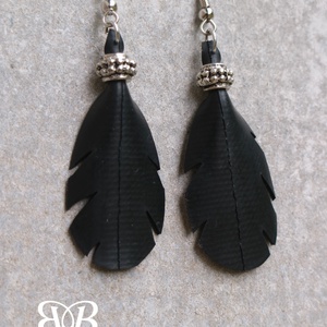 Falevél fülbevaló - ékszer - fülbevaló - lógó fülbevaló - Meska.hu