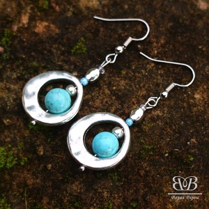 Uránusz fülbevaló - Meska.hu