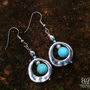 Uránusz fülbevaló - ékszer - fülbevaló - lógó fülbevaló - Meska.hu