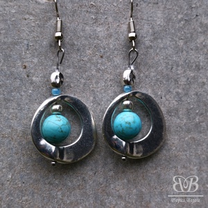 Uránusz fülbevaló - ékszer - fülbevaló - lógó fülbevaló - Meska.hu