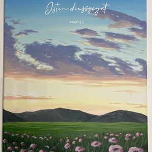 Az egek beszélik Isten dicsőségét, Művészet, Festmény, Akril, , MESKA