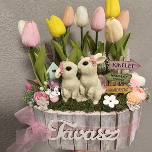 Tavaszi asztaldísz - Meska.hu