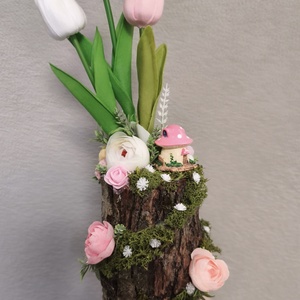 Tavaszi manólak - asztaldísz - Meska.hu