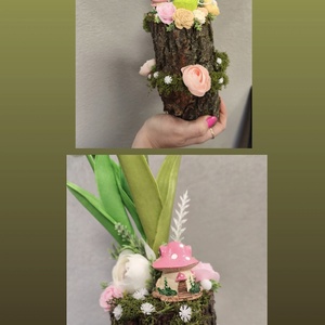 Tavaszi manólak - asztaldísz - ünnepi díszek, dekorációk - húsvéti díszek és dekorációk - húsvéti asztaldíszek - Meska.hu