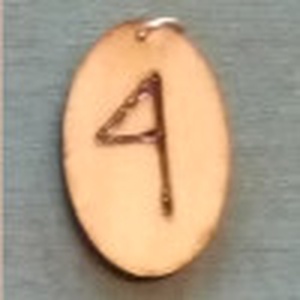 Rovásírott medál - ékszer - nyaklánc - medál - Meska.hu