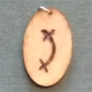 Rovásírott medál - ékszer - nyaklánc - medál - Meska.hu