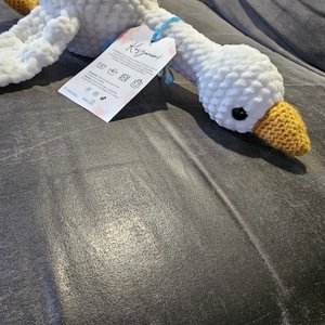 Horgolt Liba Szundipajti � A puha ölelés - játék & sport - plüssállat & játékfigura - madár - Meska.hu