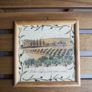 2 db decoupage szalvéta fali kép fa kerettel - otthon & életmód - dekoráció - fali és függő dekoráció - falra akasztható dekor - Meska.hu