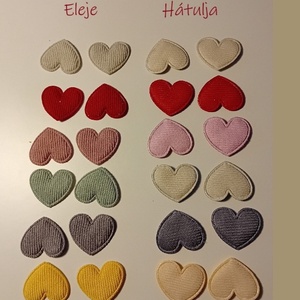 30 db Szív alakú kord alapanyag - kellékek & szerszámok - méteráru - felvarrható, vasalható kellék - Meska.hu