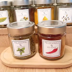 10 darab üveg fűszertartó - otthon & életmód - konyhafelszerelés, tálalás - konyhai tárolás - fűszertartó - Meska.hu 10 darab üveg fűszertartó - otthon & életmód - konyhafelszerelés, tálalás - konyhai tárolás - fűszertartó - Meska.hu