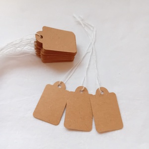 30 darab karton színű ajándékkísérő kártya - Meska.hu