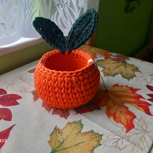 Horgolt mandarin tároló, Otthon & Életmód, Tárolás & Rendszerezés, Doboz, Horgolás, MESKA