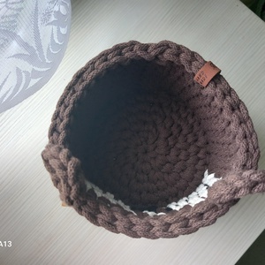 Horgolt őzike tároló  - otthon & életmód - babaszoba, gyerekszoba - játéktároló - Meska.hu