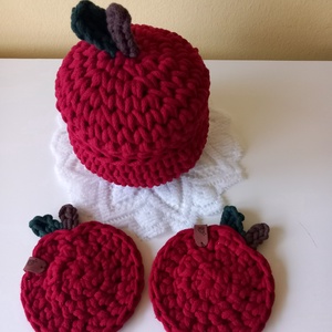 Horgolt nagy alma tároló szett, , Horgolás, MESKA