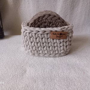 Horgolt poháralátét szett( bézs) - otthon & életmód - konyhafelszerelés, tálalás - tálalás - tányér- és poháralátét - Meska.hu