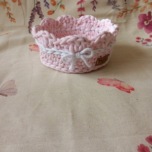 Horgolt húsvéti kosarak  - otthon & életmód - dekoráció - húsvéti asztaldíszek - Meska.hu