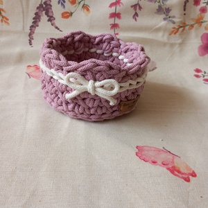 Horgolt húsvéti kosarak  - otthon & életmód - dekoráció - húsvéti asztaldíszek - Meska.hu