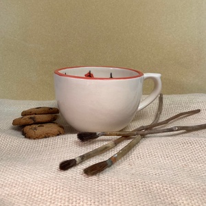 RÓKA - kukucskáló bögre - otthon & életmód - konyhafelszerelés, tálalás - tálalás - bögre & csésze - Meska.hu