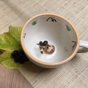 MUFLON - kukucskáló bögre - Meska.hu