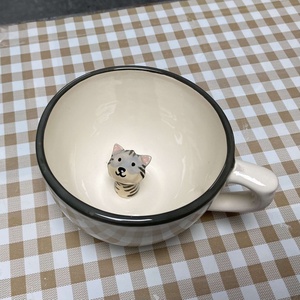 CICA - kukucskáló bögre  - Meska.hu